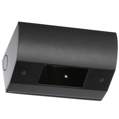 Lew UCB-BK Under Cabinet Angled Power Box, Decora Opening, Black
