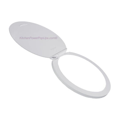 Legrand CP498LMW Kitchen Countertop Lid, No Power, Matte White