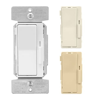 Eaton DUL06P-C2 3-Way Dimmer Switch w/ Slider, White, Almond, or Ivory