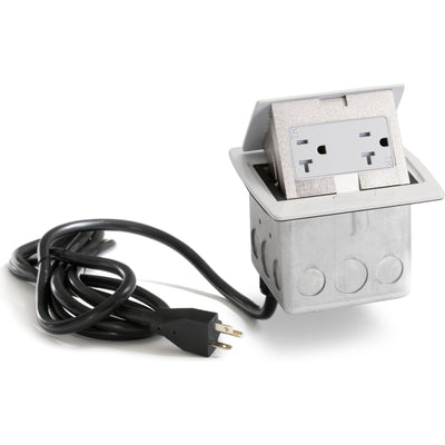 PUFP-CT-OW-DS-WC Kitchen Pop Up Power Outlet, Corded, Off-White