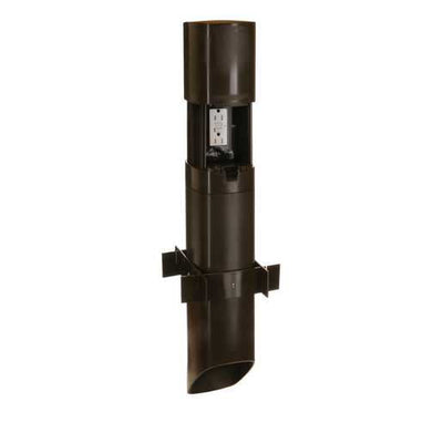 TayMac PP55Z Outdoor Garden Post for Lighting & Power, 26", Bronze, Front