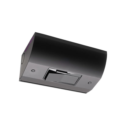 Under Cabinet Angled Dimmer Switch Box, Hardwired, Black