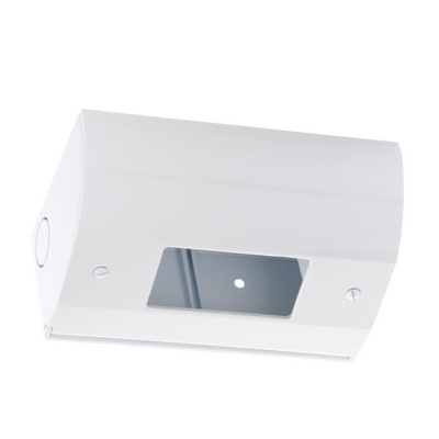 Lew UCB-WT Under Cabinet Angled Power Box, Decora Opening, White