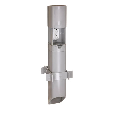 Hubbell WPP55GG ParkPost Outdoor Power Weatherproof Post, GFCI, Gray