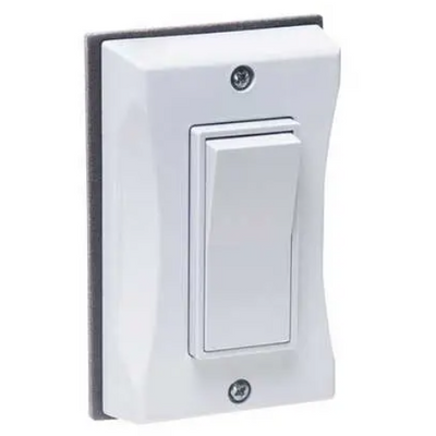 Outdoor Light Switch Cover Single Gang, Waterproof, White, 10-pack