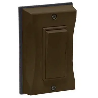 Outdoor Light Switch Cover Single Gang Waterproof, Bronze, 10-Pack