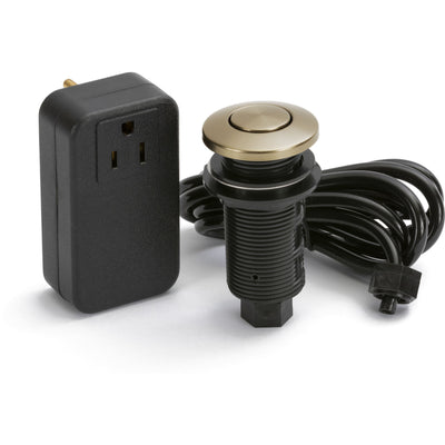 Push Button Garbage Disposal Air Switch & Controller, Champagne Bronze