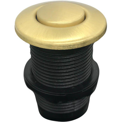 Push Button Air Switch, Satin Brass