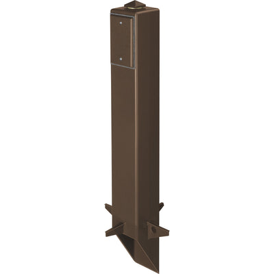 Arlington GP26BR Outdoor Garden Post for Lighting & Power, 26", Bronze