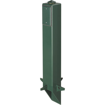 Arlington GP26G Outdoor Garden Post for Lighting & Power, 26", Green