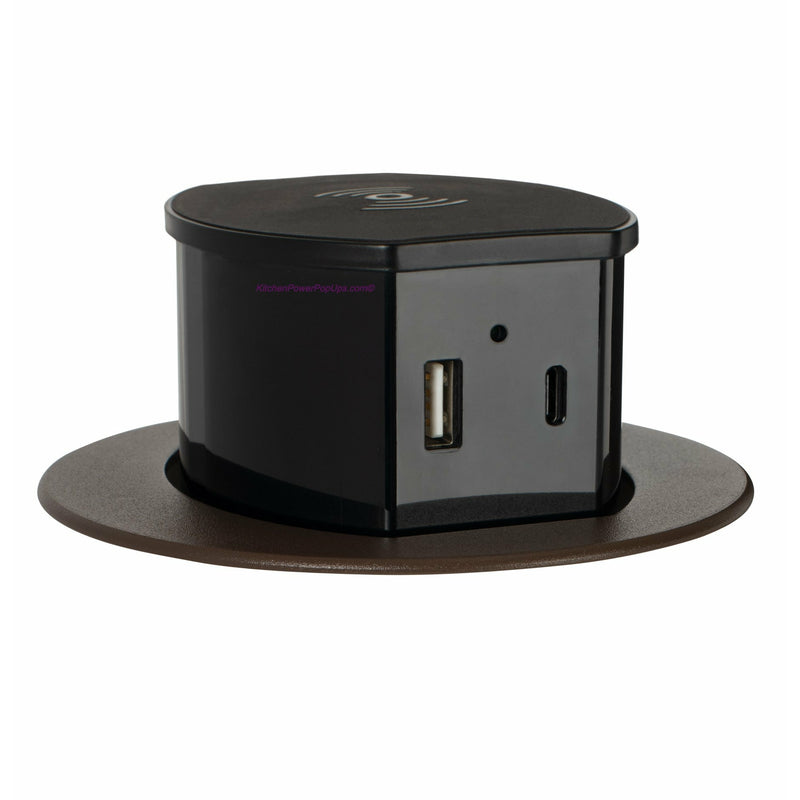 WEBANG Pop Up Floor Outlet Box, 20A Tamper-Resistant Type A & C