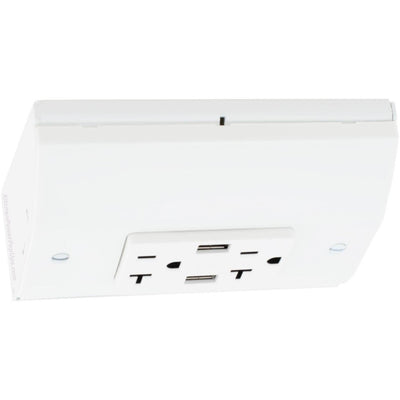 Hubbell RU270W20AUSB Under Cabinet Power 20A USB Box White