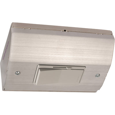 Under Cabinet Low Profile Dimmable Light Switch, Stainless
