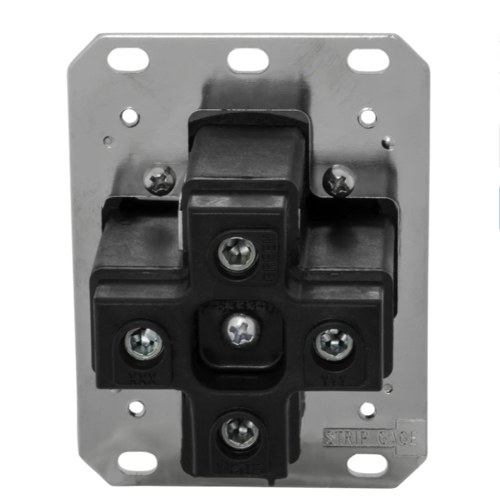 Hubbell HBL9450A Straight Blade Device Receptacle, RTP, Industrial Grade, 3-Pole 4-Wire Grounding, 50A 125/250V, 14-50R