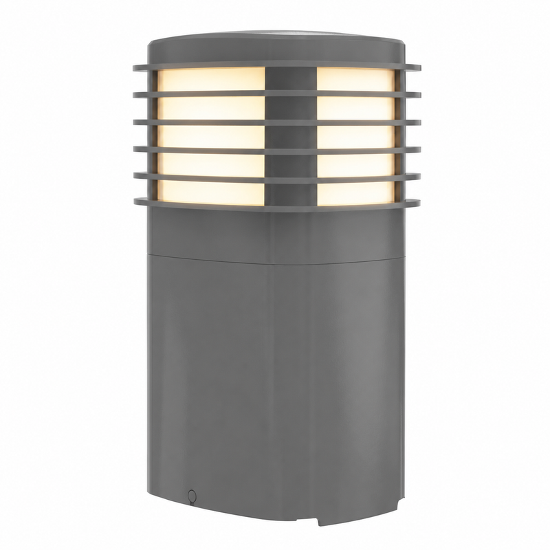 ParkPost Outdoor Power Enclosure & Pagoda Light Kit - Gray