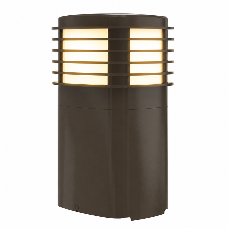 ParkPost Outdoor Power Enclosure & Pagoda Light Kit - Bronze