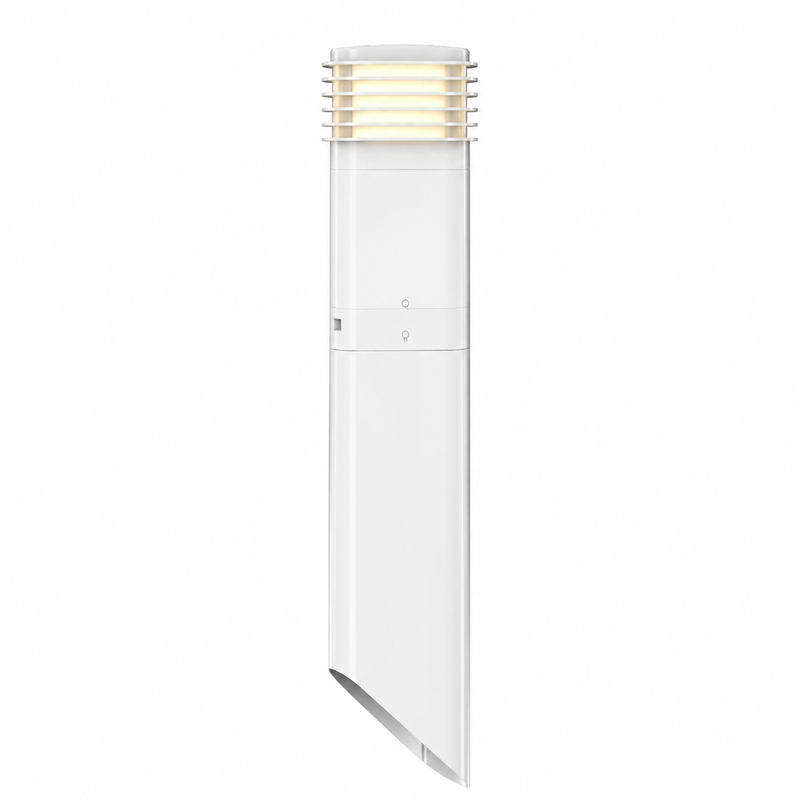 ParkPost Outdoor Power Enclosure & Pagoda Light Kit - White
