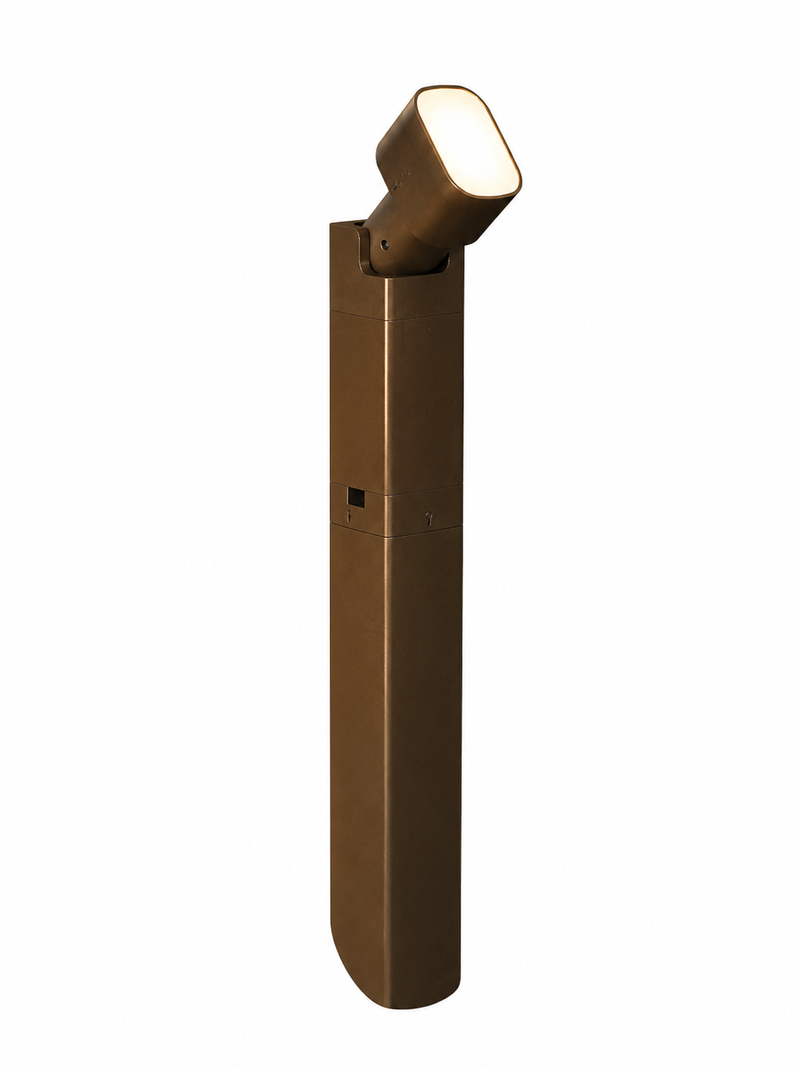 ParkPost Outdoor Power Enclosure & Spotlight Kit - Bronze