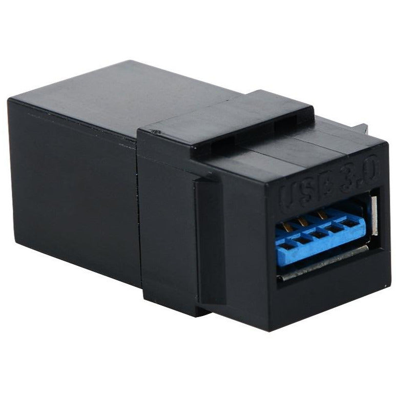 USB-A 3.0 Coupler, Snap-In Pass Through Keystone Jack - Black – Kitchen ...