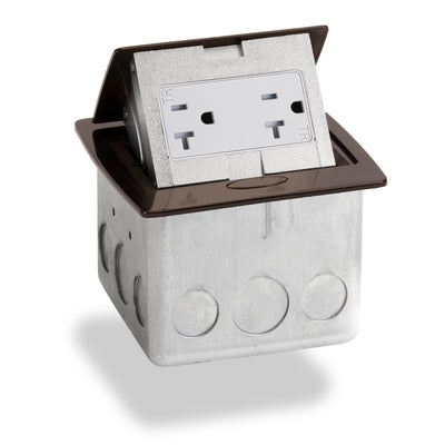 Lew Electric PUFP-CT-DB-DS-MB Kitchen Pop Up 20A Power Outlet, Bronze