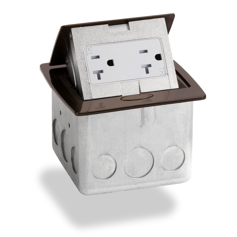 Lew Electric PUFP-CT-DB-DS-MB Kitchen Pop Up 20A Power Outlet, Bronze