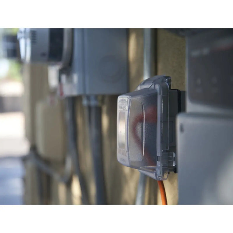 Outdoor Weatherproof 1-Gang In-Use Outlet Cover, Extra Duty, Clear, 8-pack