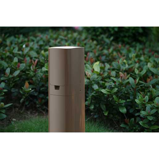 TayMac PP55Z Outdoor Garden Post for Lighting & Power, 26", Bronze, Installed