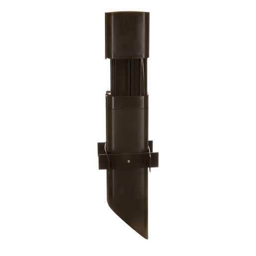 TayMac PP55Z Outdoor Garden Post for Lighting & Power, 26", Bronze, Rear