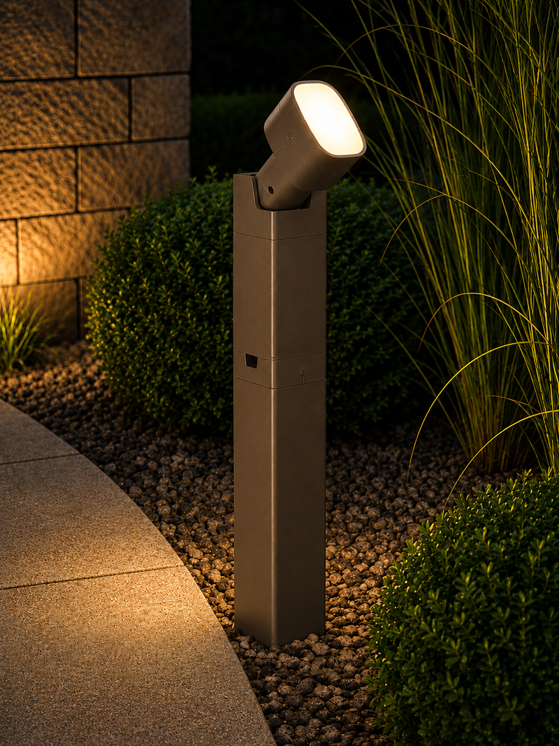 Hubbell WPPSLZ ParkPost Spotlight Brown