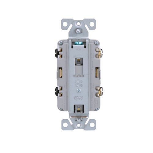 Eaton TR7734W-BOX Duplex Outlet w/ Adjustable Brightness Nightlight, White