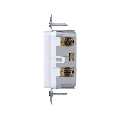 Eaton TR7734W-BOX Duplex Outlet w/ Adjustable Brightness Nightlight, White