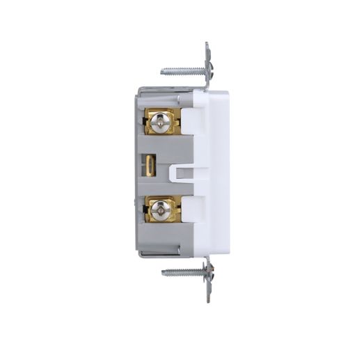 Eaton TR7734W-BOX Duplex Outlet w/ Adjustable Brightness Nightlight, White