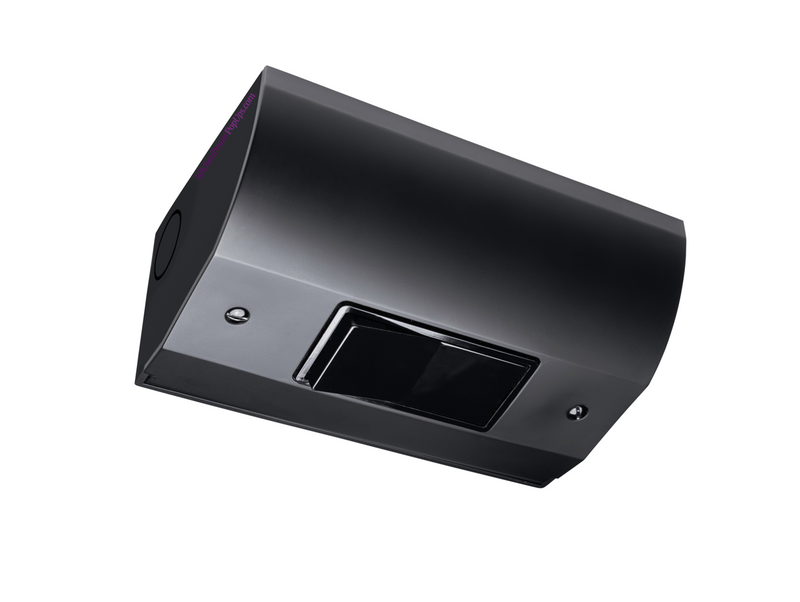 Under Cabinet Angled Light Switch Box, Hardwired, Black