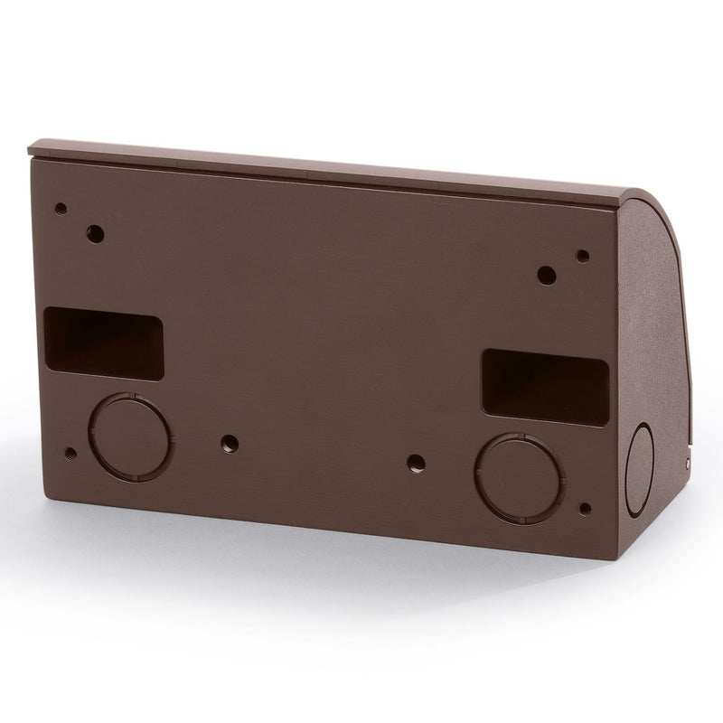Lew UCB-BR Under Cabinet Angled Power Box, Decora Opening, Brown