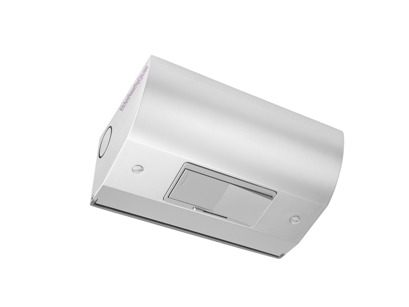 Under Cabinet Angled Dimmer Switch Box, Hardwired, Stainless