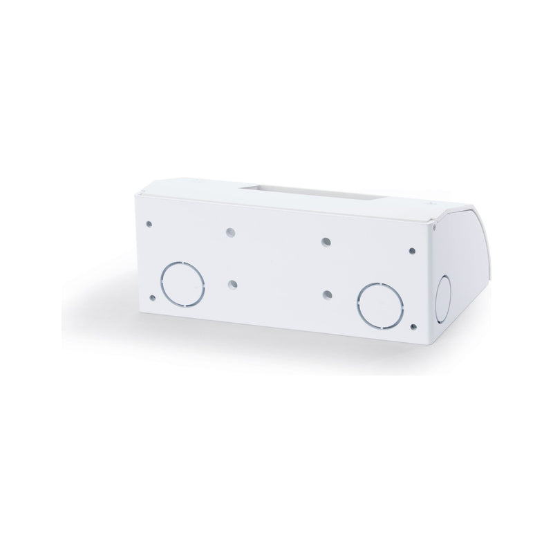 Lew UCB-WT Under Cabinet Angled Power Box, Decora Opening, White