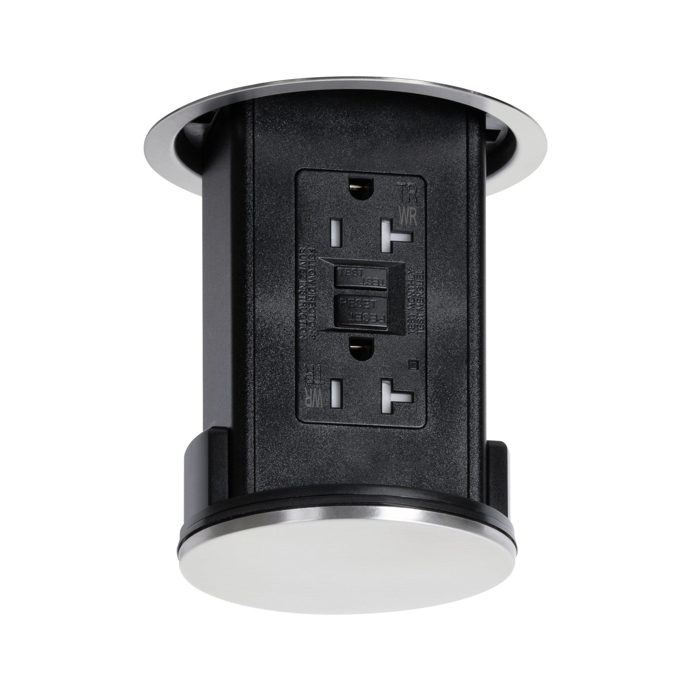 Lew UCPDR20GD-SS Under Cabinet Hidden Pop Down GFI Outlet, Stainless ...