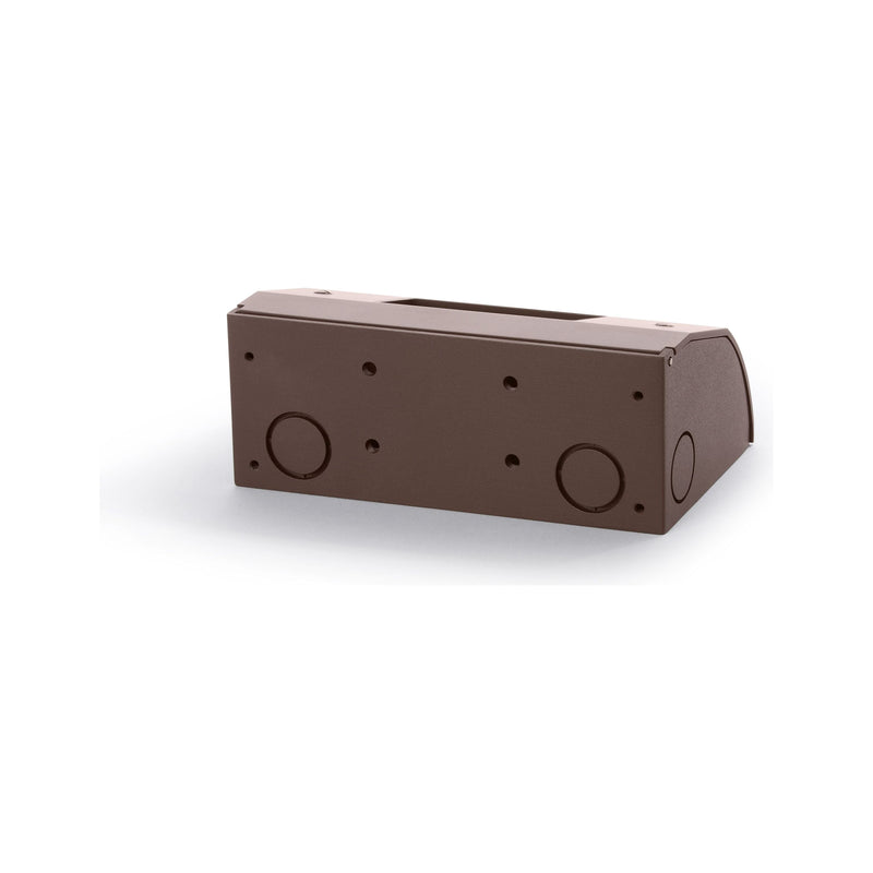 Under Cabinet Angled Dimmer Switch Box, Hardwired, Brown