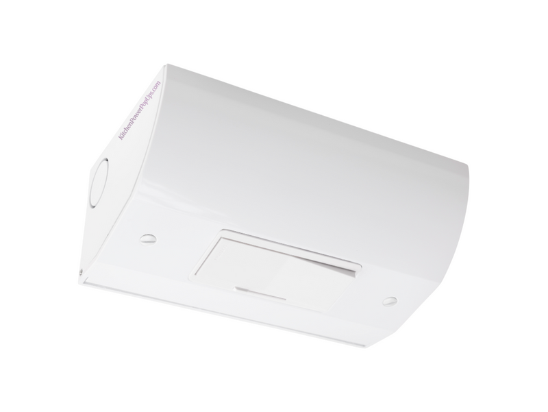 Under Cabinet Angled Dimmer Switch Box, Hardwired, White