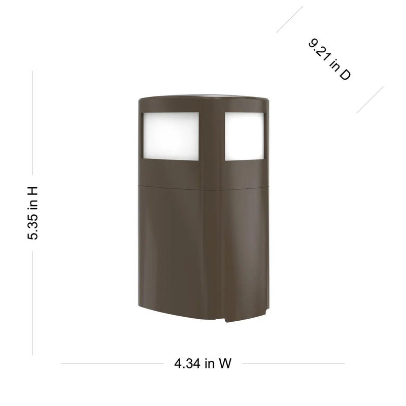 Hubbell WPPALZ ParkPost Area Light Cover, Dimmable, Bronze