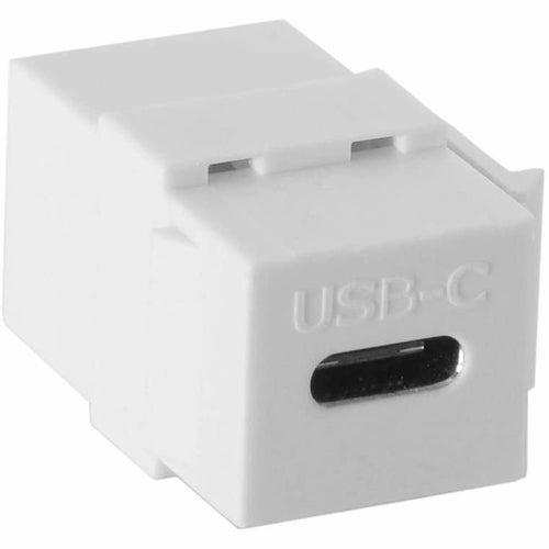 USB-C Snap In Keystone - White USB-C Coupler