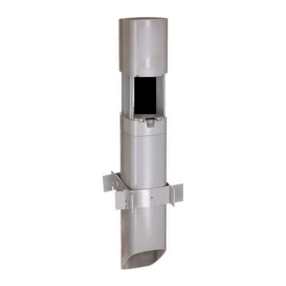 Hubbell WPP55G ParkPost Outdoor Power Enclosure Weatherproof Post, Gray