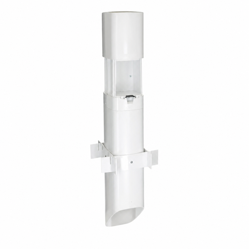 TayMac PP55GW ParkPost Outdoor GFCI Power Landscape Post, White