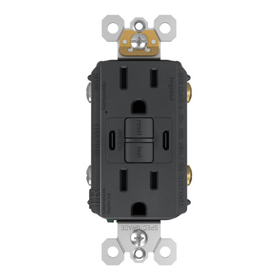 Combo Outlet Wall Electrical Outlets and Receptacles | GFI and USB Charging, TR, WR ...