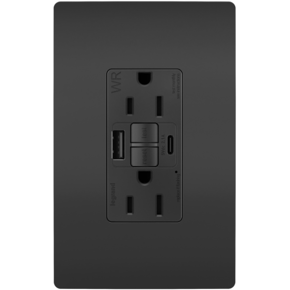 1597TRWRUSBACBK Includes Wall Plate
