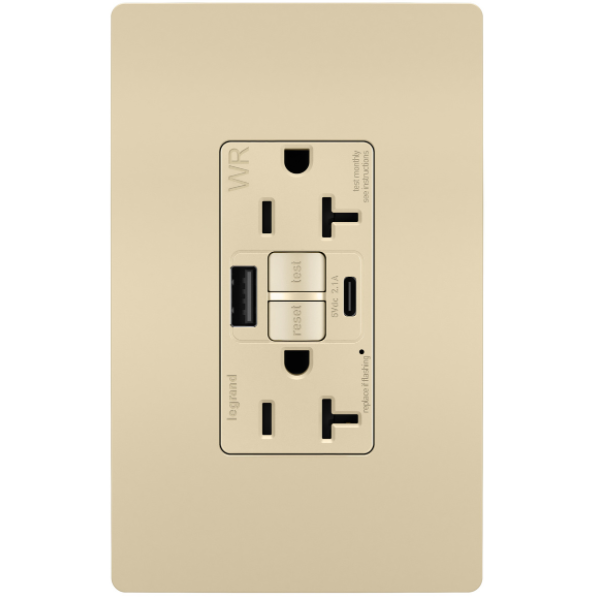 2097TRWRUSBACI Includes Wall Plate