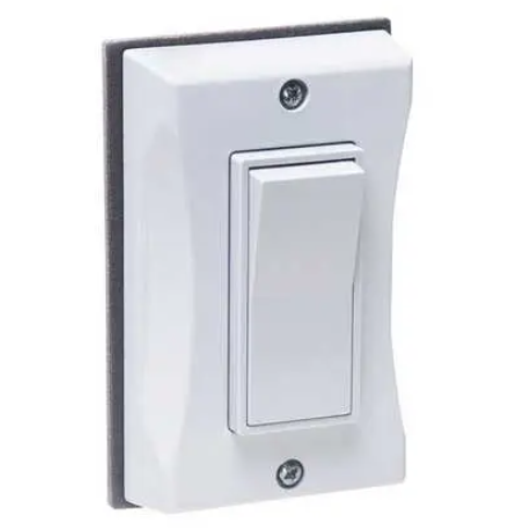 Weatherproof Outdoor Light Switch Cover Single Gang, Waterproof, White