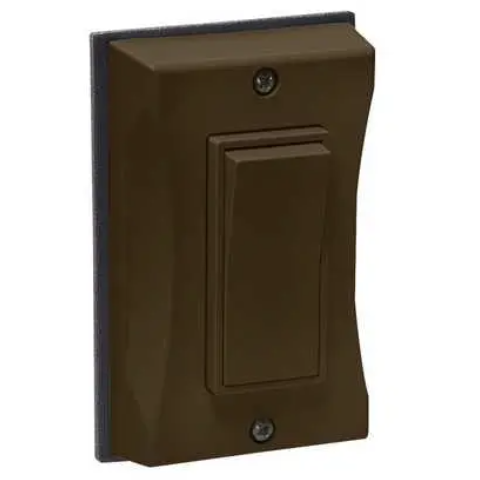 Weatherproof Outdoor Light Switch Cover Single Gang Waterproof, Bronze