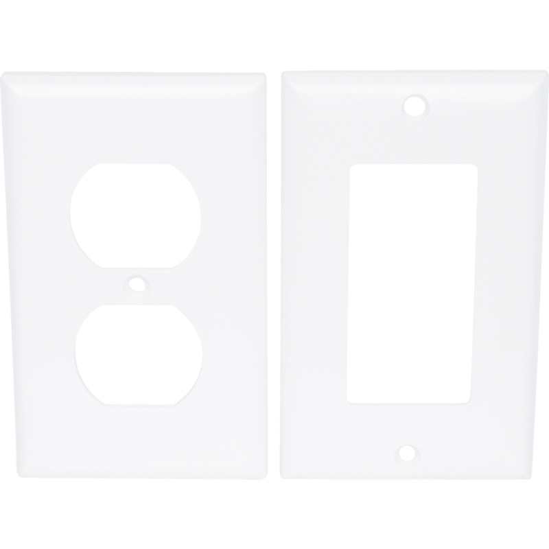 Arlington 60VW Weatherproof Outlet Cover, New or Existing Construction, Paintable, Included Plates