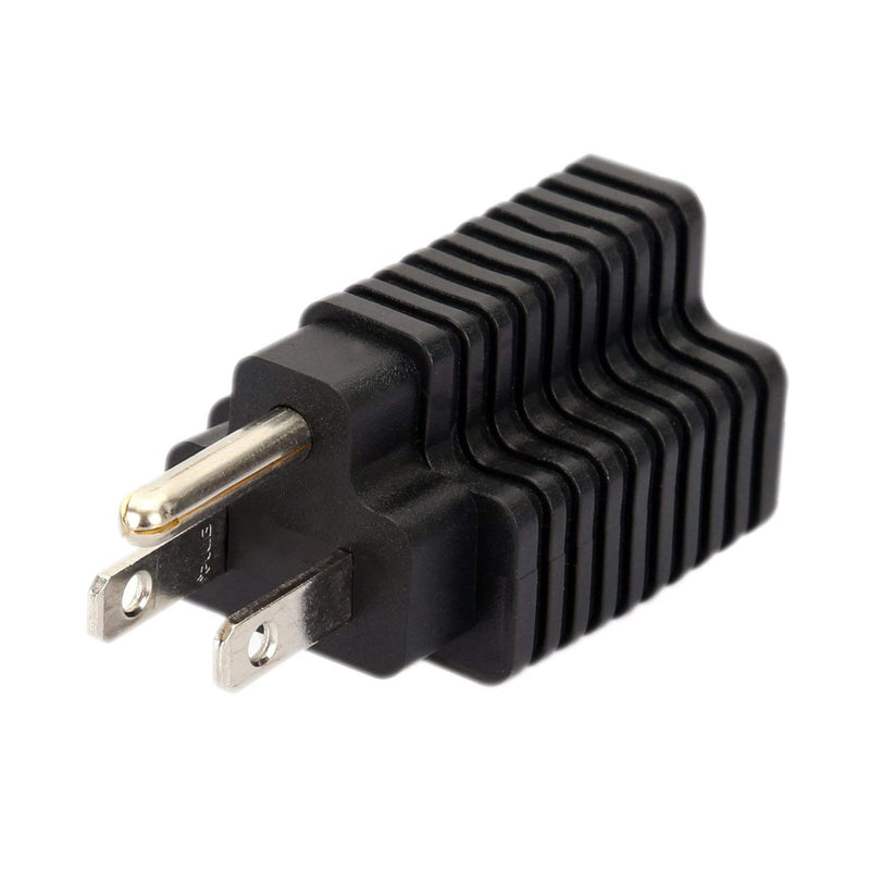 20A to 15A Power 3-Prong Plug Adapter - Male Side